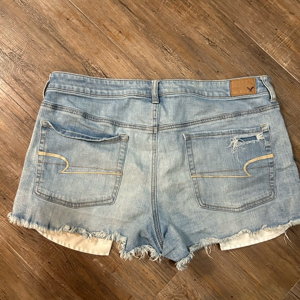 American Eagle Outfitters Light Blue Jean Shorts
